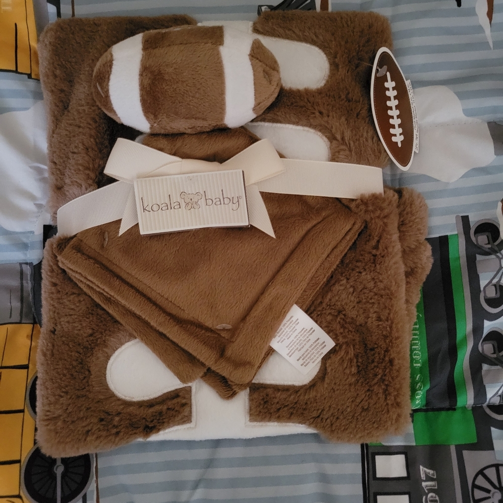 Baby football blanket